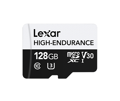 雷克沙[Lexar]High-Endurance 高耐用视频存储卡 - 128G