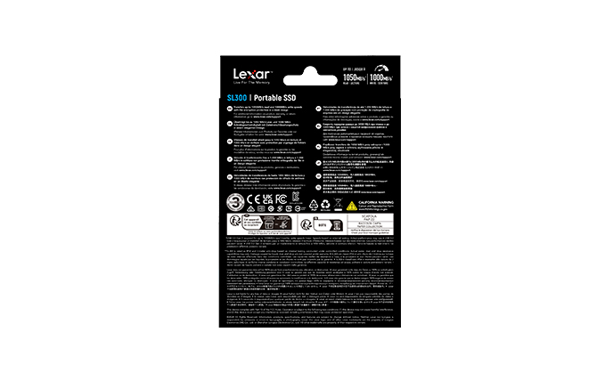 雷克沙[Lexar] SL300 移动固态硬盘